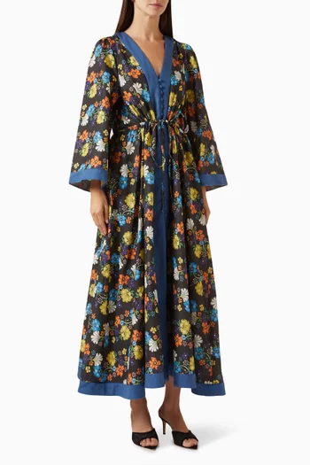 Fleur Kaftan Dress in Cotton