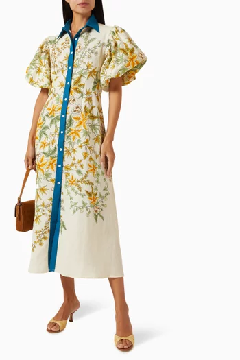 Saarinen Shirtdress in Linen Blend