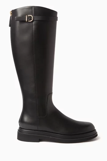 Knee Boots in Calfskin