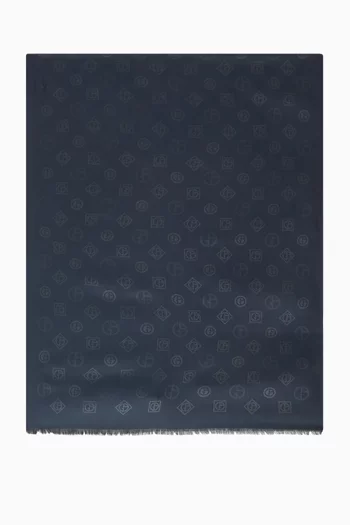 Logo Scarf in Silk
