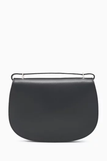 Twist-lock Crossbody Bag in Leather