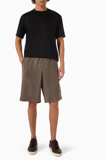 Drawstring Shorts in Lyocell