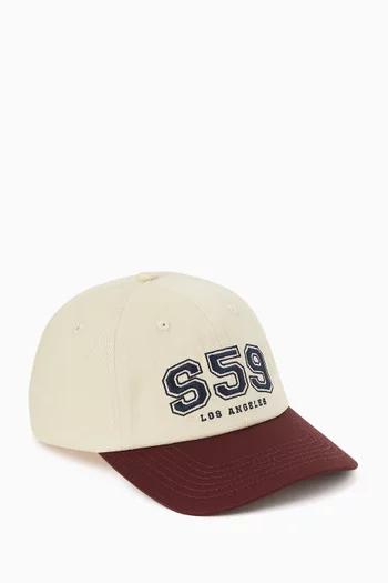 Logo-embroidered Tennis Cap in Cotton