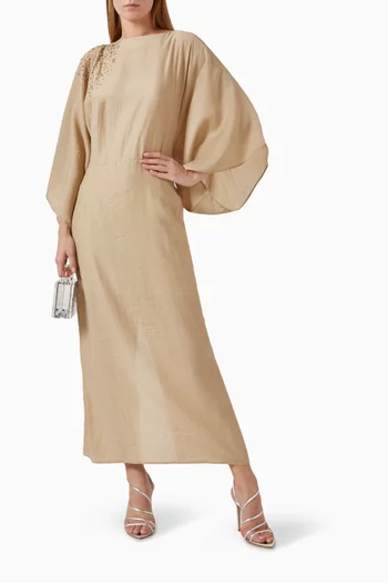 Embellished Maxi Dress in Modal Blend