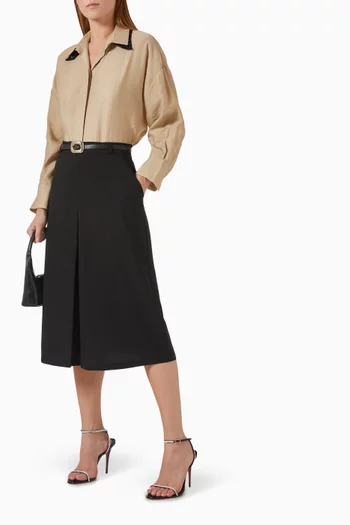 Embellished Shirt in Modal Blend