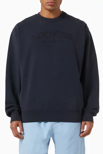 Louvois Arch Crewneck Sweatshirt in Cotton