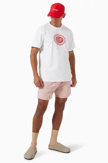Chain Crest T-shirt in Cotton