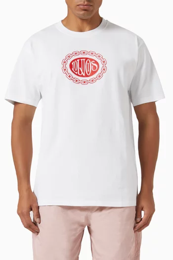 Chain Crest T-shirt in Cotton