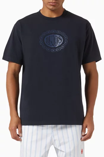 Chain Crest T-shirt in Cotton