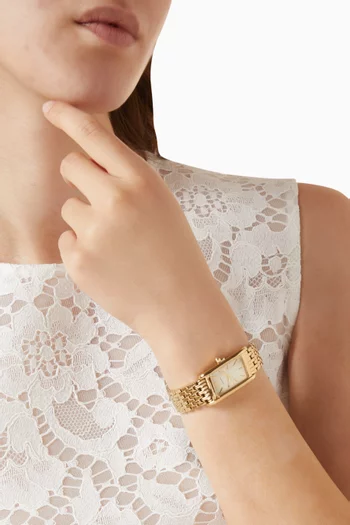 Eleanor Angled Quartz Stainless Steel Watch