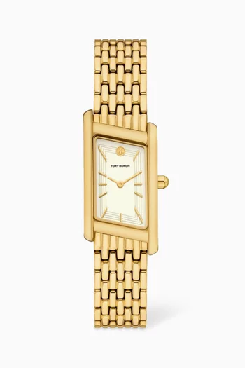 Eleanor Angled Quartz Stainless Steel Watch
