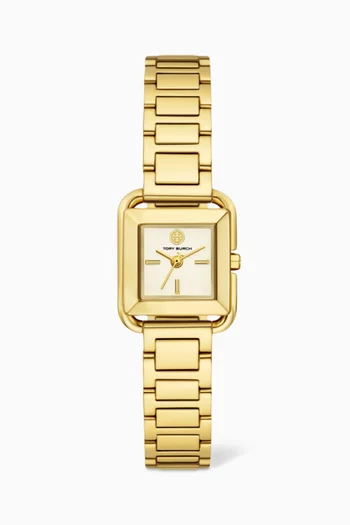 Mini Kira Stainless Steel Quartz Watch, 18x18mm