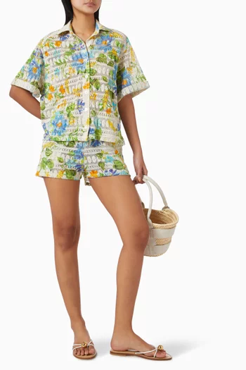 Drew Shorts in Crochet Knit