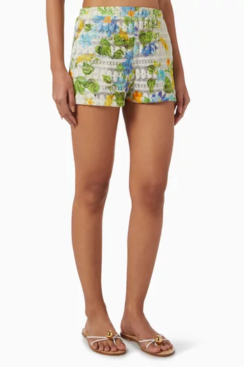 Drew Shorts in Crochet Knit