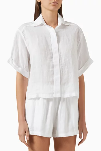Loose-fit Shirt in Linen