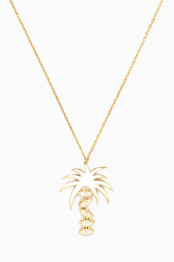Ya Ein Palm Tree Pendant Necklace in 18kt Gold