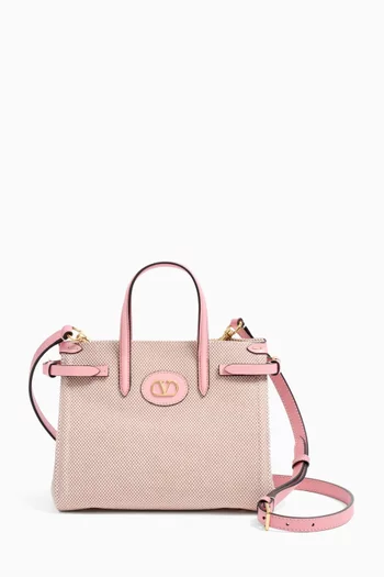 Small Antibes Shopping Bag in Canvas