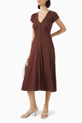 Nea Midi Dress in Cotton