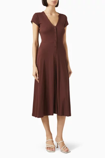 Nea Midi Dress in Cotton