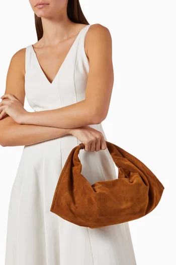 Mini Ronnie Shoulder Bag in Suede
