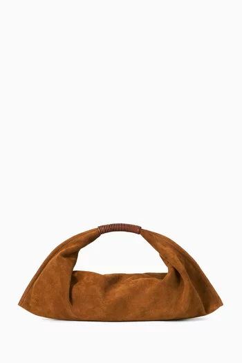 Mini Ronnie Shoulder Bag in Suede