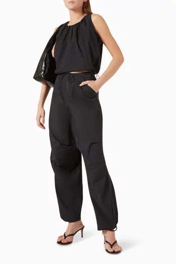 Parachute Cropped Pants in Cotton