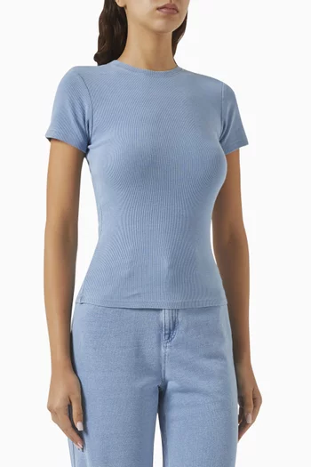 Jeanius Fitted T-shirt in Stretch Cotton