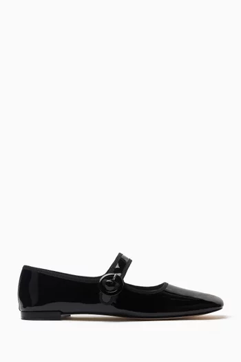 Georgia May Jane Flats in Patent Leather