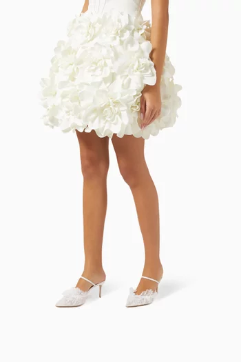 Franca 75 Mules in Lace