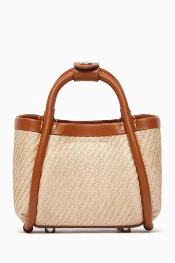 Summermini Top-handle Bag in Raffia