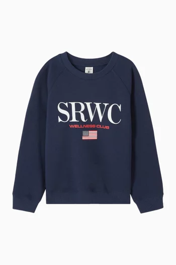 Nautical Sweatshirt in Cotton-fleece