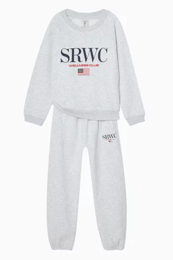 Nautical Sweatpants in Cotton-fleece
