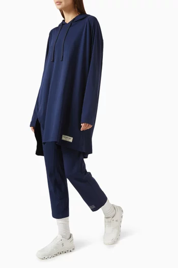 Oversized Sports Top in Recycled Softskin