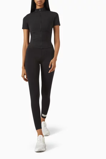 Zip Top in Soft Nylon