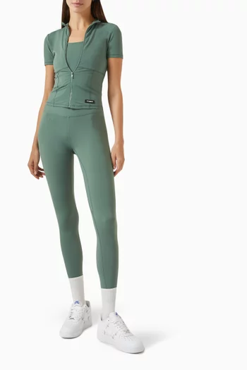 Zip Top in Soft Nylon