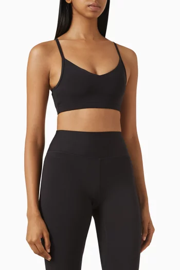 Strappy Scoop Tank Top in Soft Nylon
