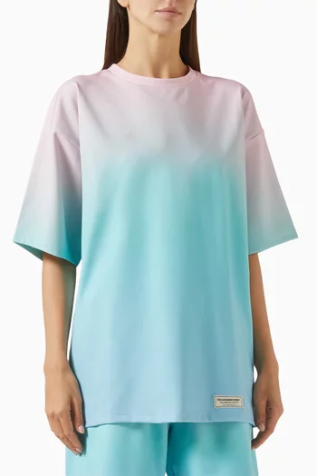 Ombre Oversized Resort T-shirt in Recycled Softskin