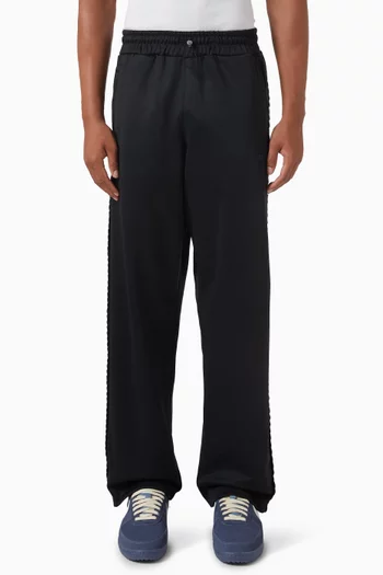 Braid Strip Pants in Cotton-blend