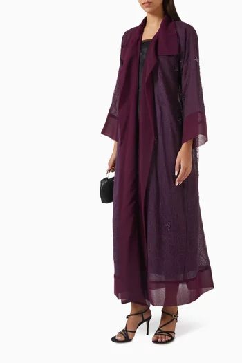 Embellished Abaya in Chiffon