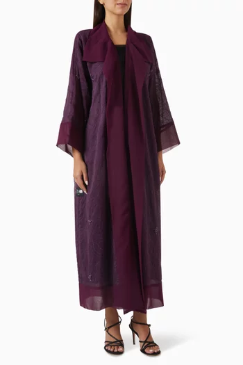 Embellished Abaya in Chiffon