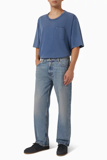 Garment-dyed T-shirt in Jersey