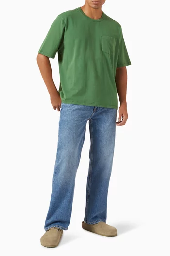 Garment-dyed T-shirt in Jersey