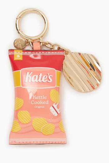 Snack Time Bag Charm in Patent Leather