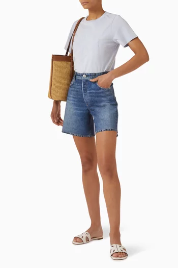 Embroidered T-shirt in Jersey