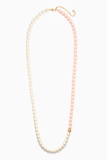Pearlie Necklace in Gold-tone Metal
