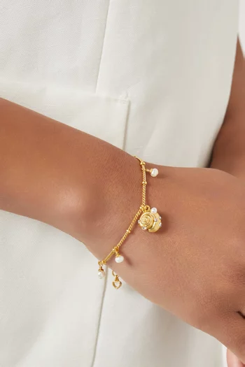 Beachside Bracelet in Gold-tone Brass