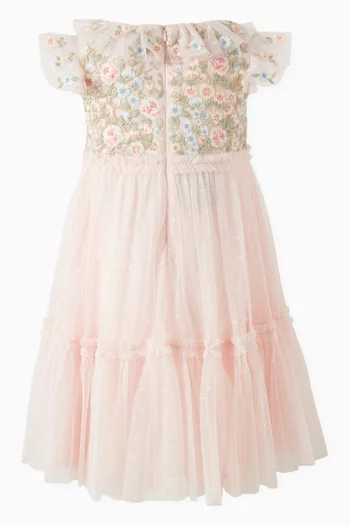 Antoinettes Floral Bodice Dress