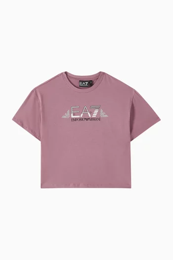 Logo T-shirt in Cotton Jersey