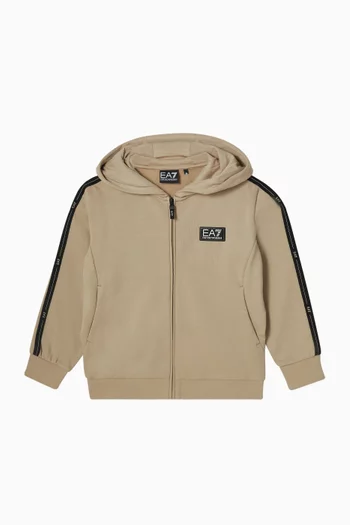 EA7 Logo Hoodie in Jersey