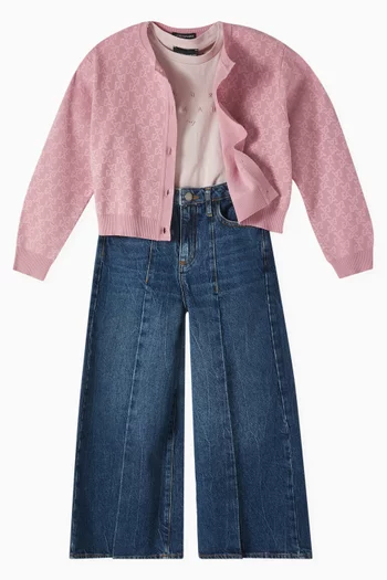 Wide-leg Jeans in Denim